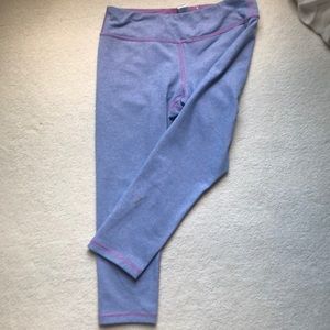 Purple/blue Ivivva cropped leggings